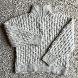 Mirth Honeycomb Knit Alpaca Sweater